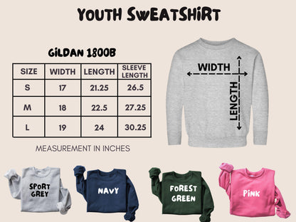 Read Children's Books Youth Sweatshirt, Back To School Crewneck, Reading Books Kids Sweater