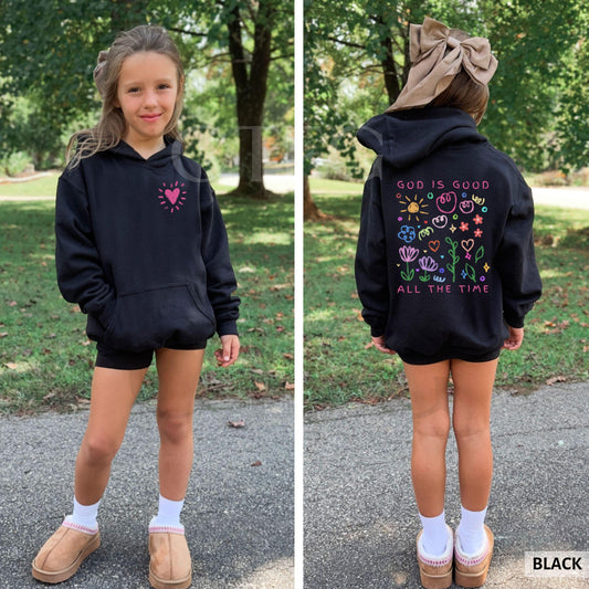 Christian Youth Sweatshirt, Bible Verse Faith Kids Sweatshirt, Child Of God Crewneck