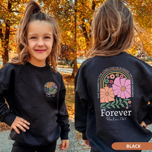 St Patricks Day Youth Sweatshirt, Lucky Shamrock Kids Crewneck, Lucky Clover Sweater