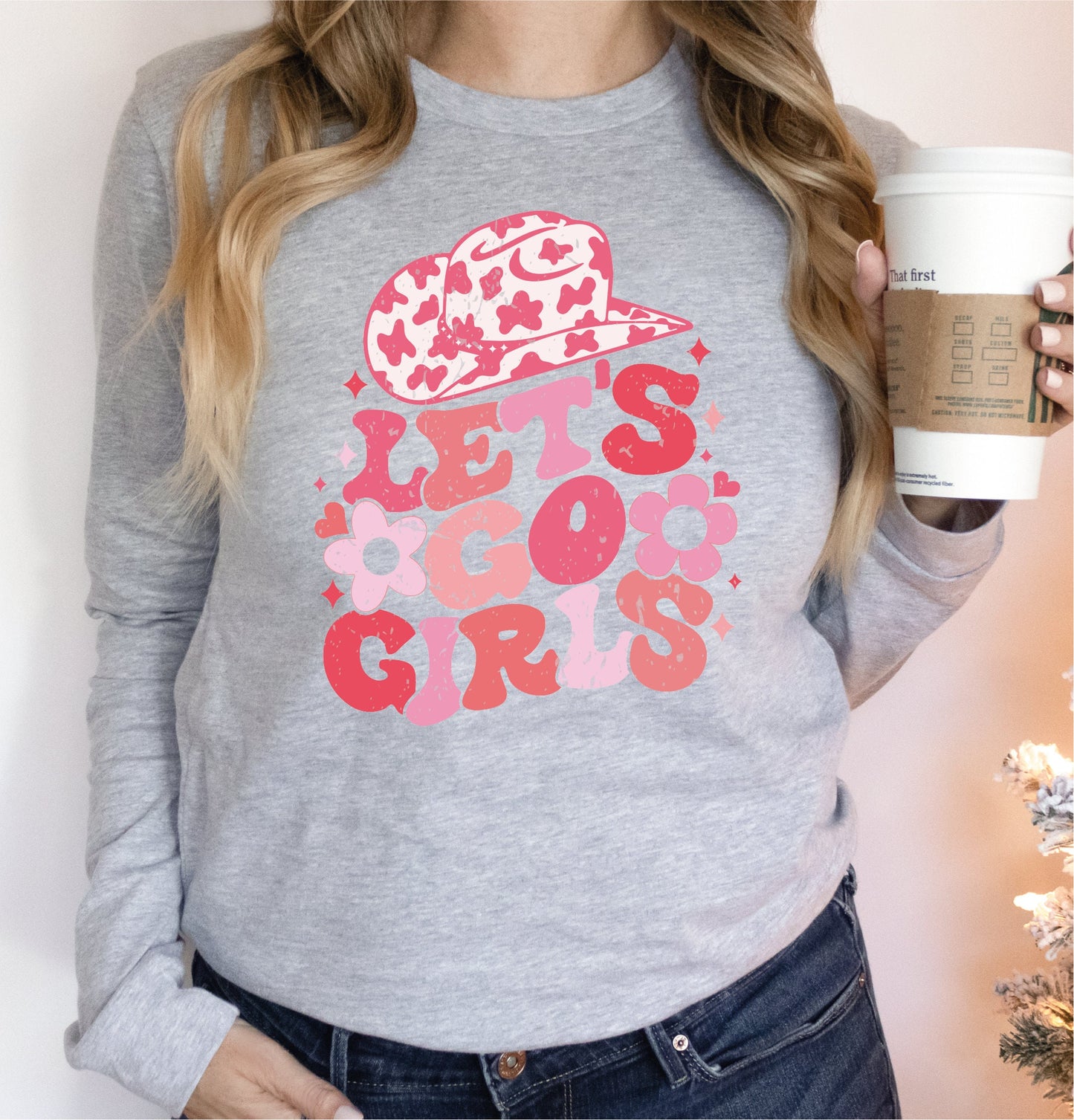 Retro Lets Go Girls Kids Sweatshirt, Girls Bachelorette Party Sweatshirt, Girls Trip Youth Crewneck