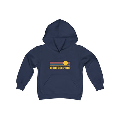 California Sunset Youth Sweatshirt, Retro California Crewneck, California Graphic Sweater