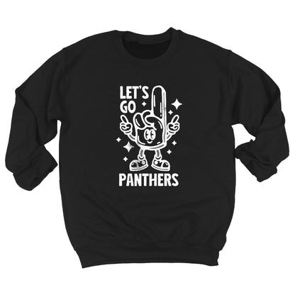 Retro Sports Youth Sweatshirt,  Personalized Foam Finger Team Mascot Kids Sweater